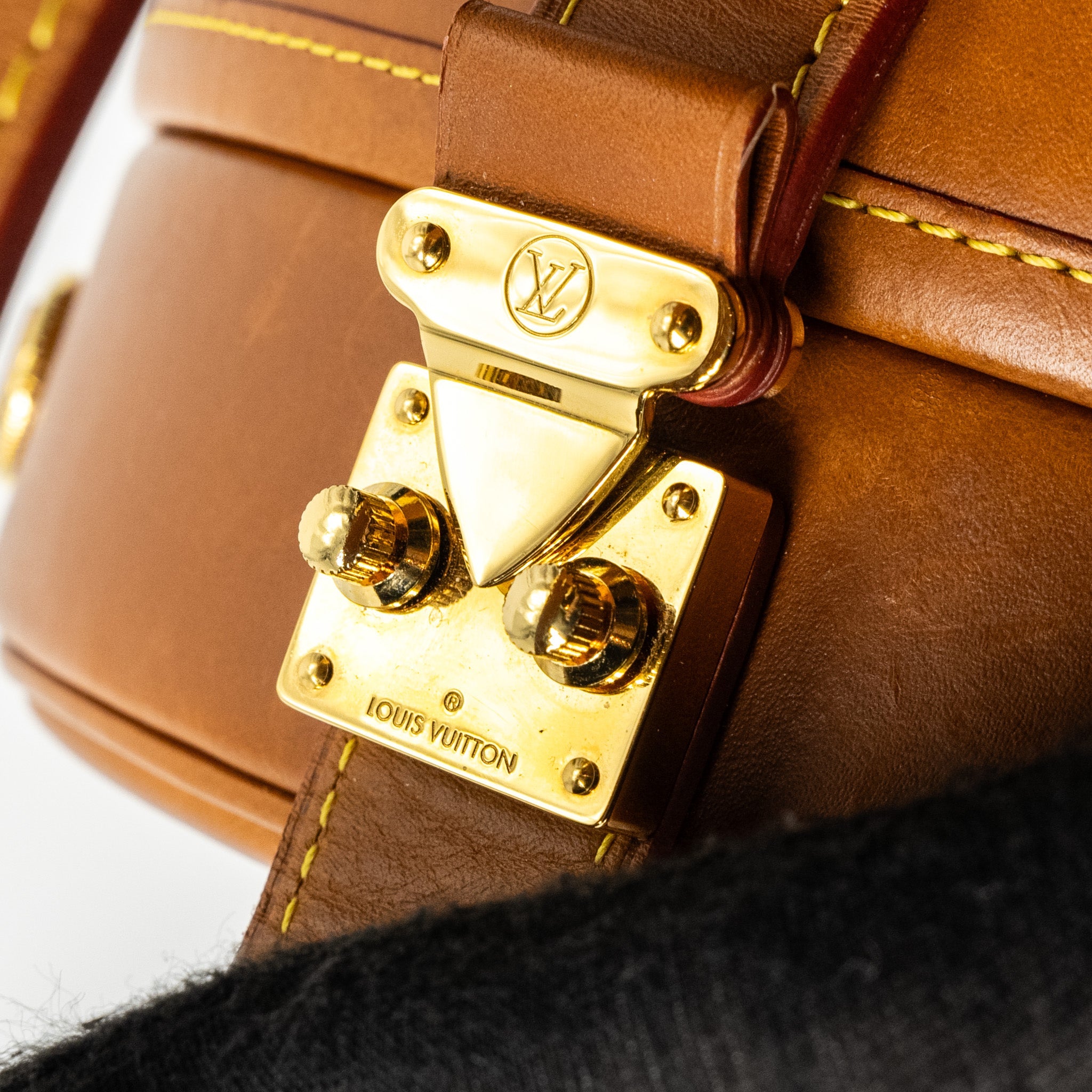 LOUIS VUITTON BOITE CHAPEAU BAG LIMITED EDITION GRACE CODDINGTON CATOGRAM PETIT CALFSKIN BROWN GHW