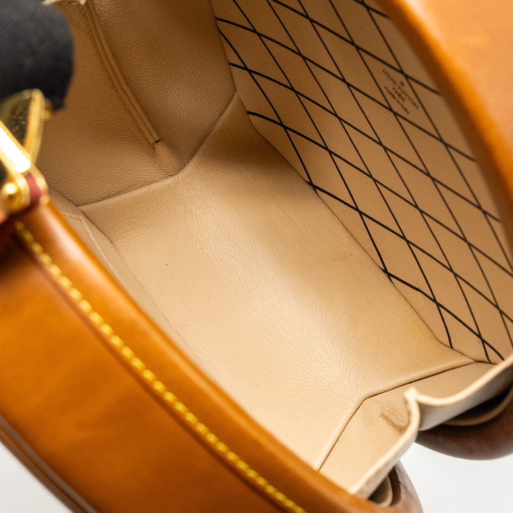 LOUIS VUITTON BOITE CHAPEAU BAG LIMITED EDITION GRACE CODDINGTON CATOGRAM PETIT CALFSKIN BROWN GHW