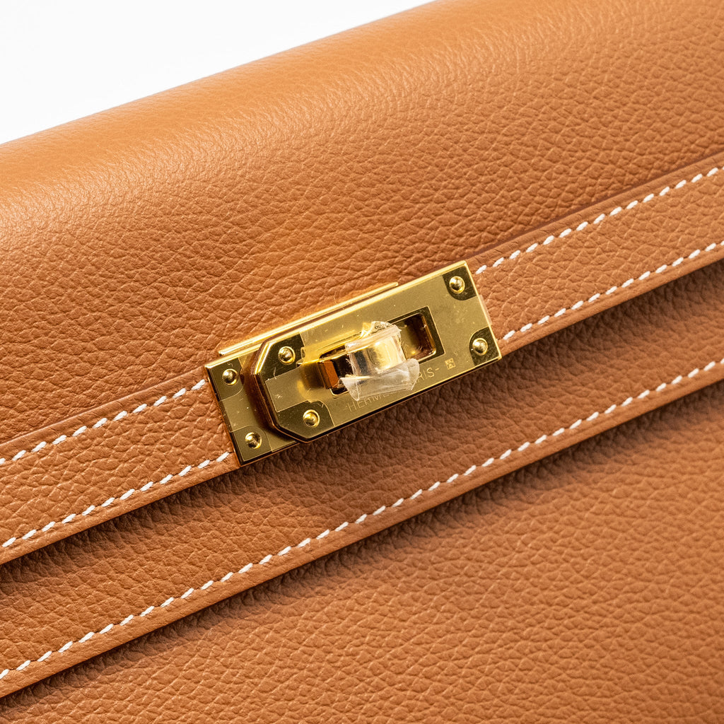 HERMES KELLY TO GO EVERCOLOR GOLD GHW