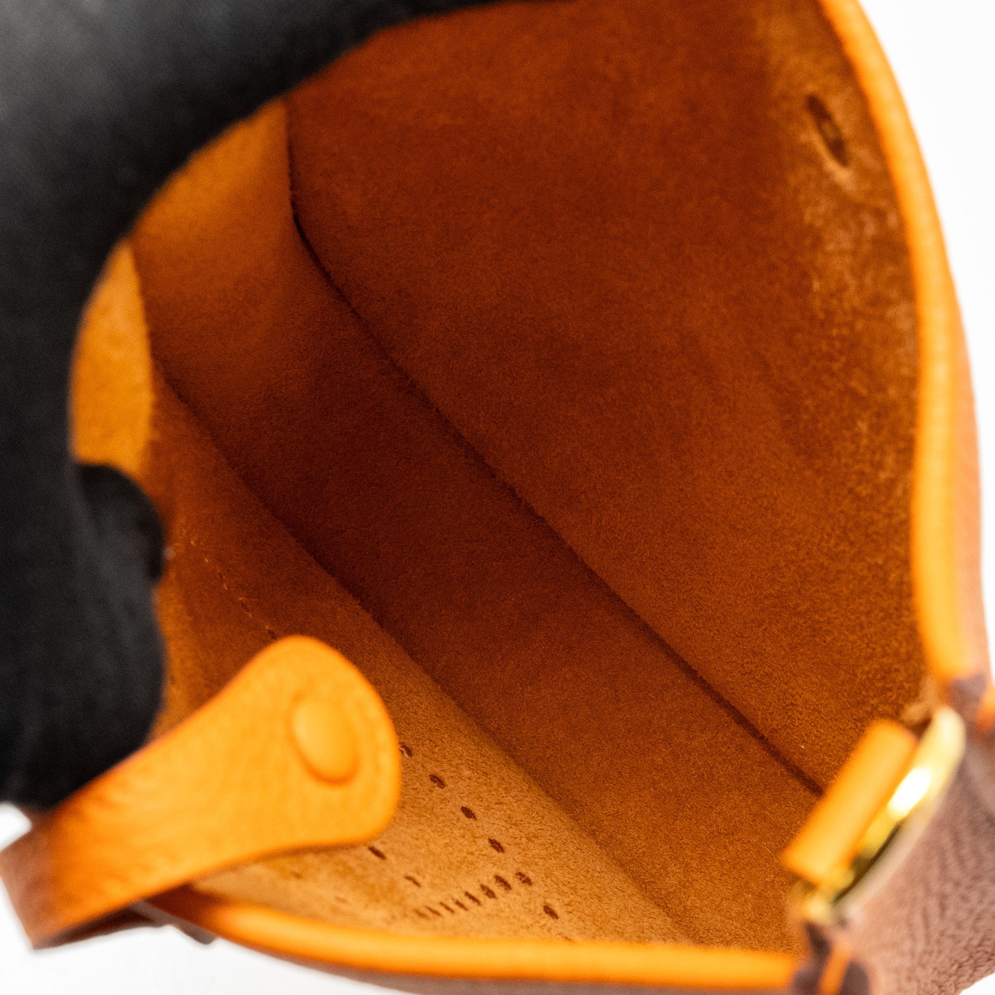HERMES MINI EVELYNE CLEMENCE ORANGE GHW