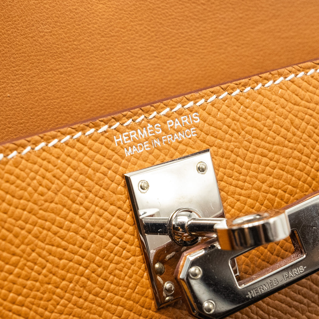 HERMES MINI KELLY II EPSOM GOLD SHW