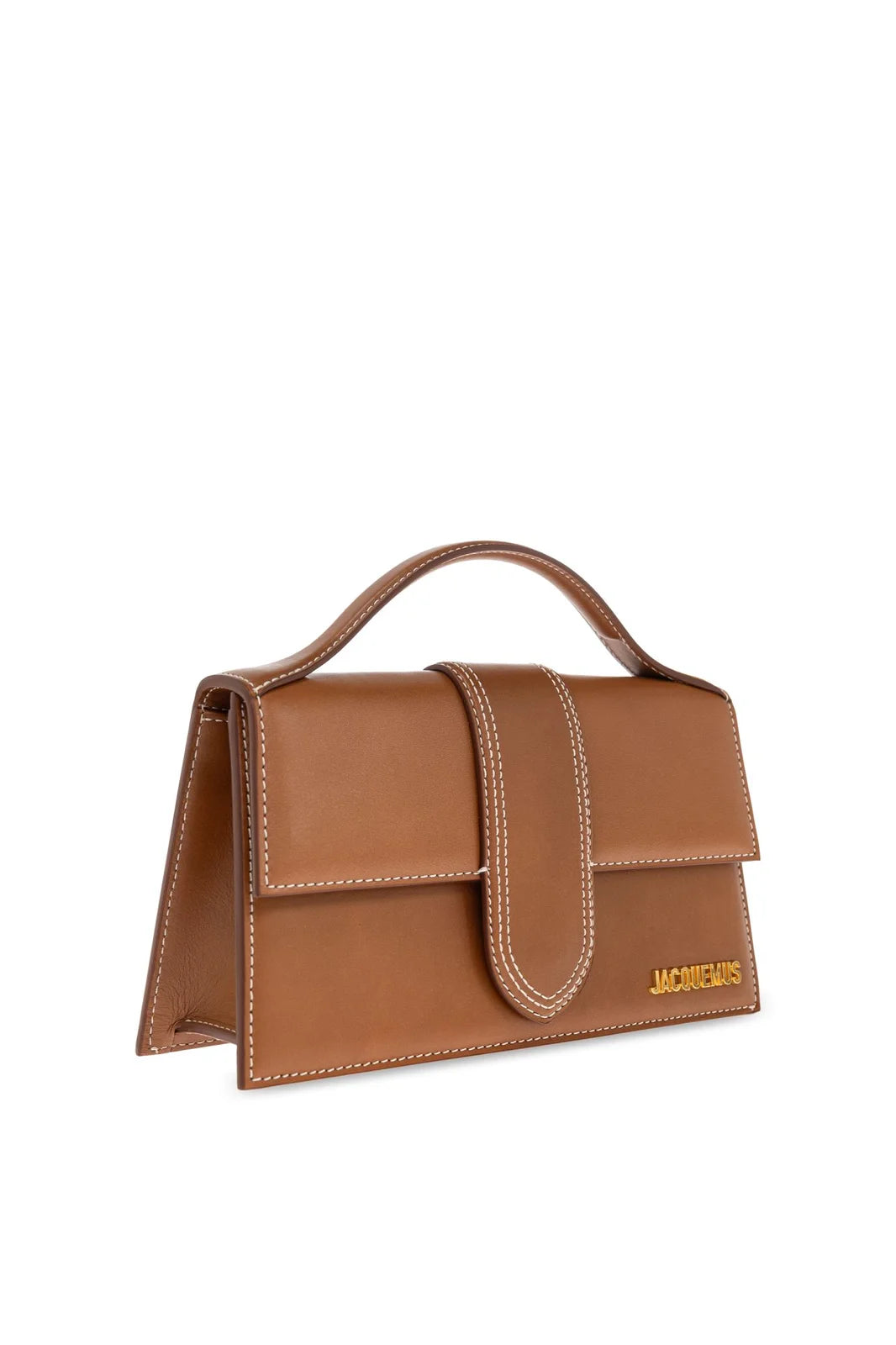 JACQUEMUS BAMBINO BROWN LARGE TOTE BAG