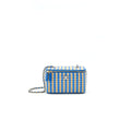CHANEL VANITY WITH CHAIN BLUE & BEIGE