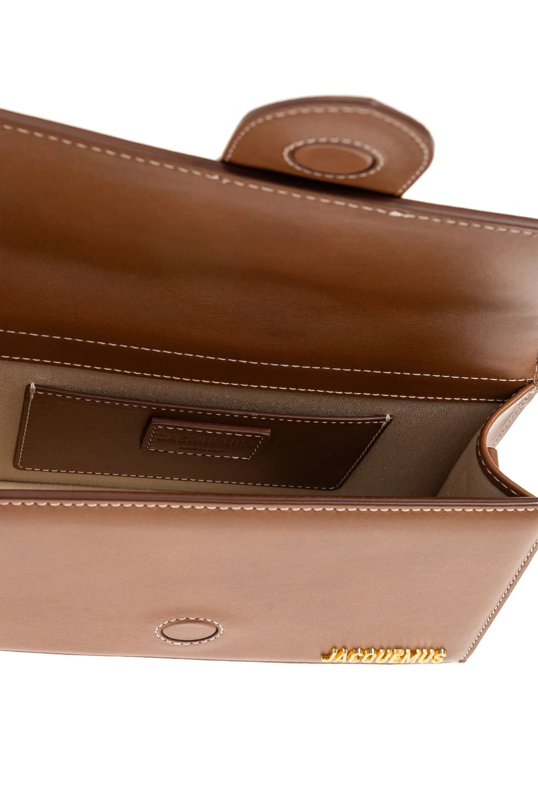 JACQUEMUS BAMBINO BROWN LARGE TOTE BAG