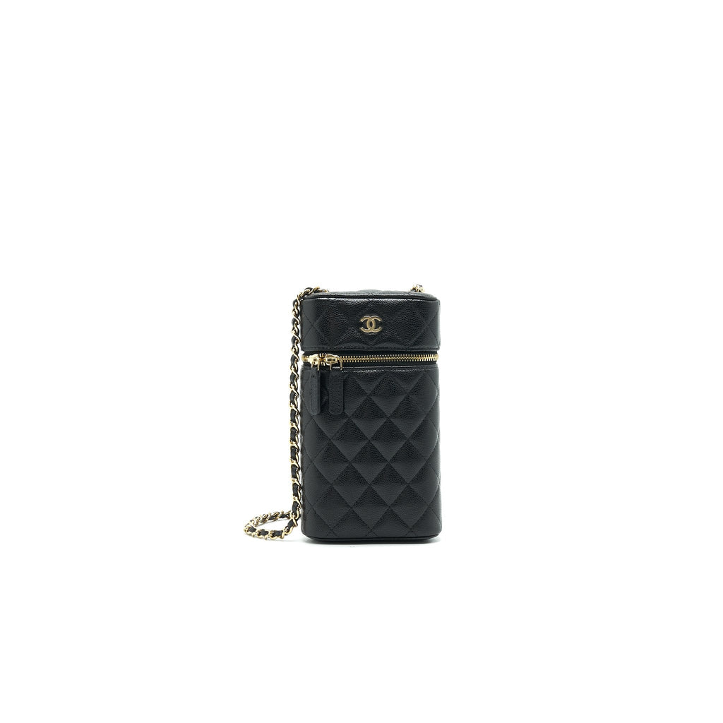 CHANEL CLASSIC VANITY PHONE HOLDER WITH CHAIN