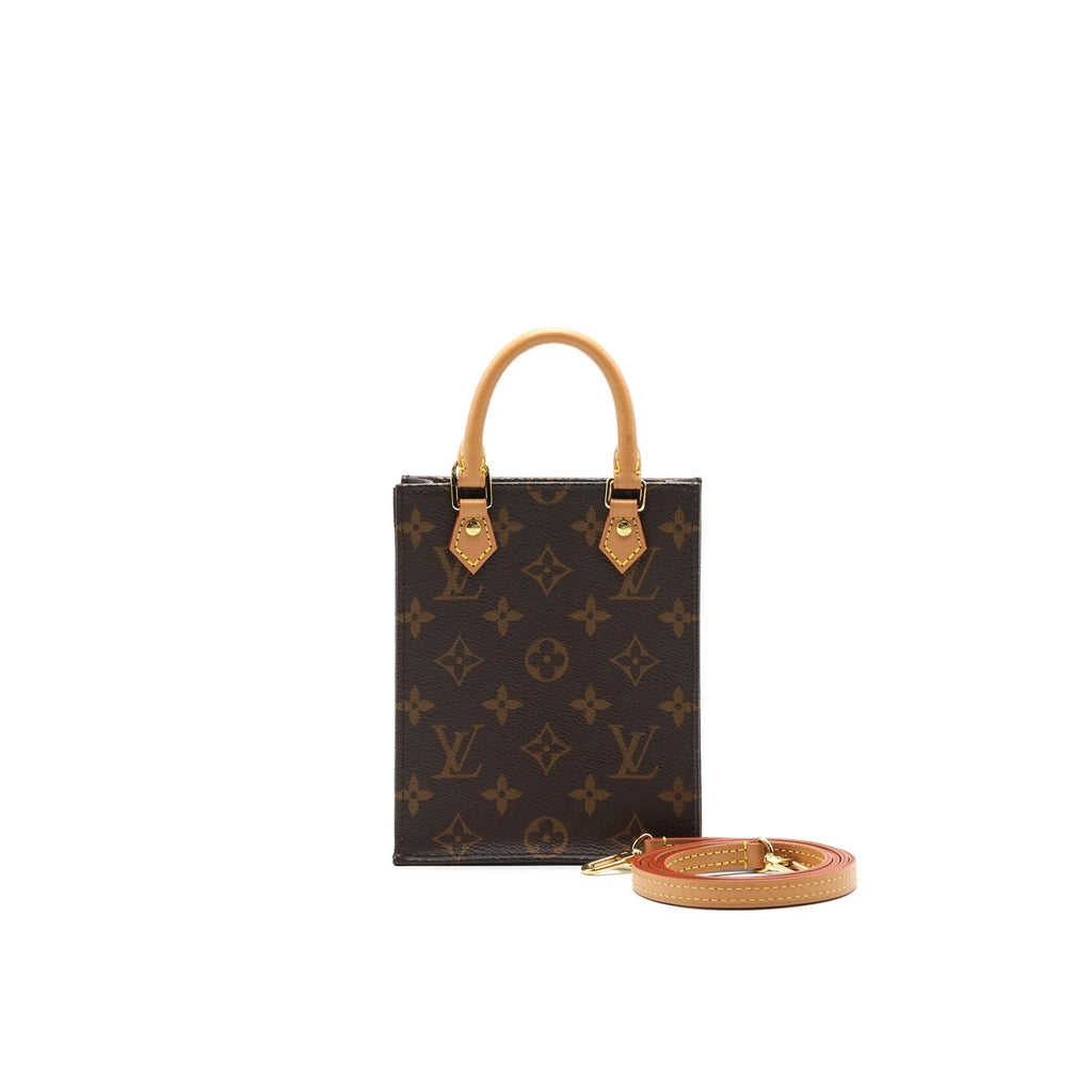 LOUIS VUITTON PETIT SAC PLAT IN MONOGRAM