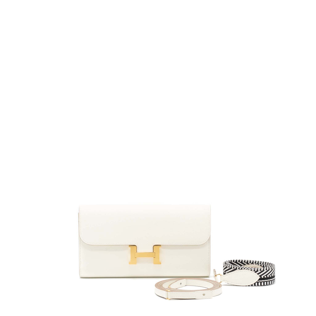 HERMES CONSTANCE TO GO SANGLE CAVALE/EVERCOLOR MUSHROOM GHW